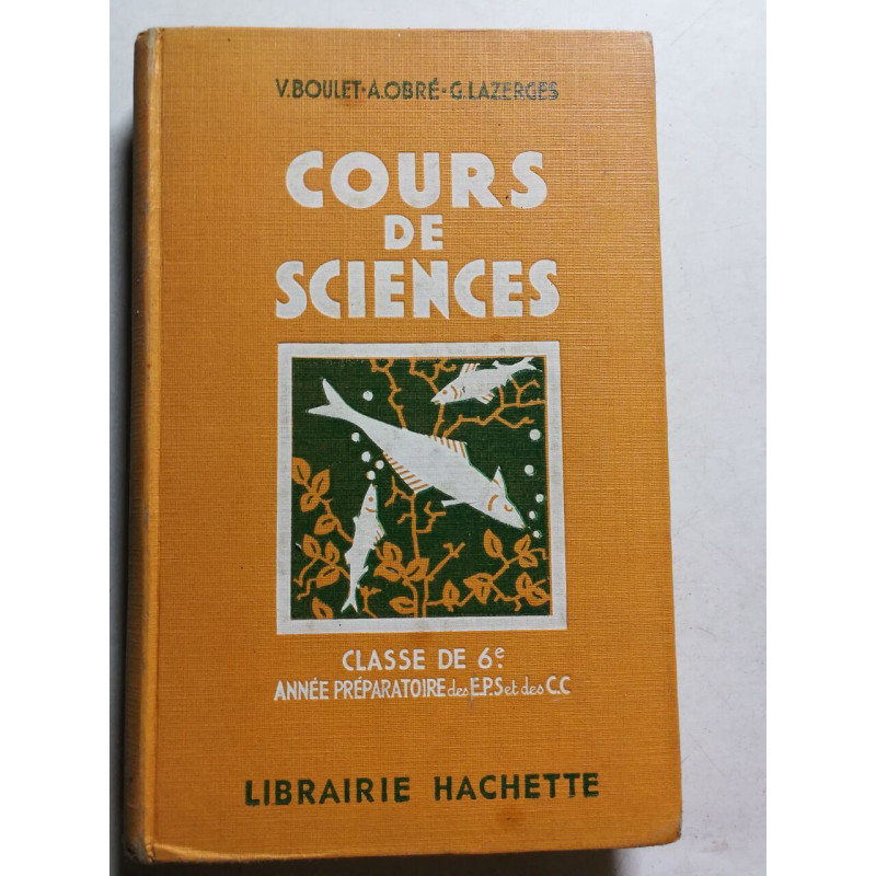 Cours de sciences
