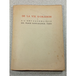 De la vie d'oraison