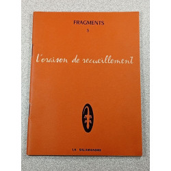 L'oraison de recueillement