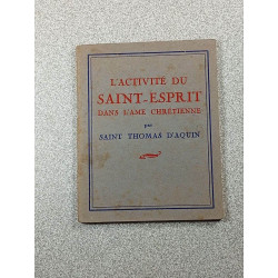 L'activité du Saint-Esprit dans l'âme chrétienne