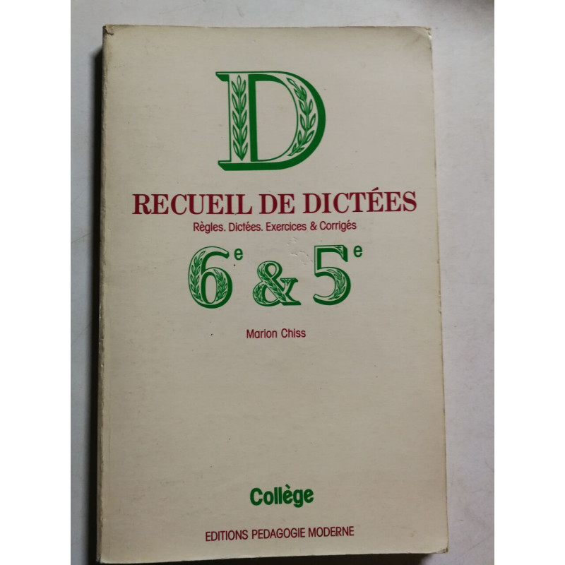 Recueil de dictées