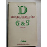 Recueil de dictées
