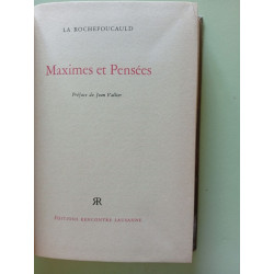 Maximes et Pensées