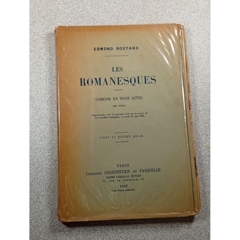 Les Romanesques - vingt et unième mille