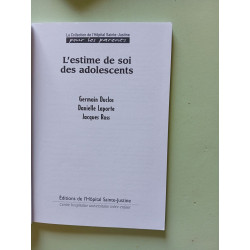 L'estime de soi des adolescents