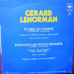 Et Moi Je Chante