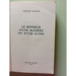 Le bonheur d'une manière ou d'une autre