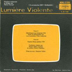 Lumière Violente (Musique Originale Du Feuilleton De Television)
