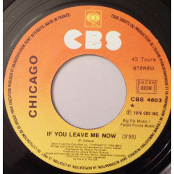 If You Leave Me Now