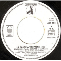 Les Misérables - La Chanson De Gavroche