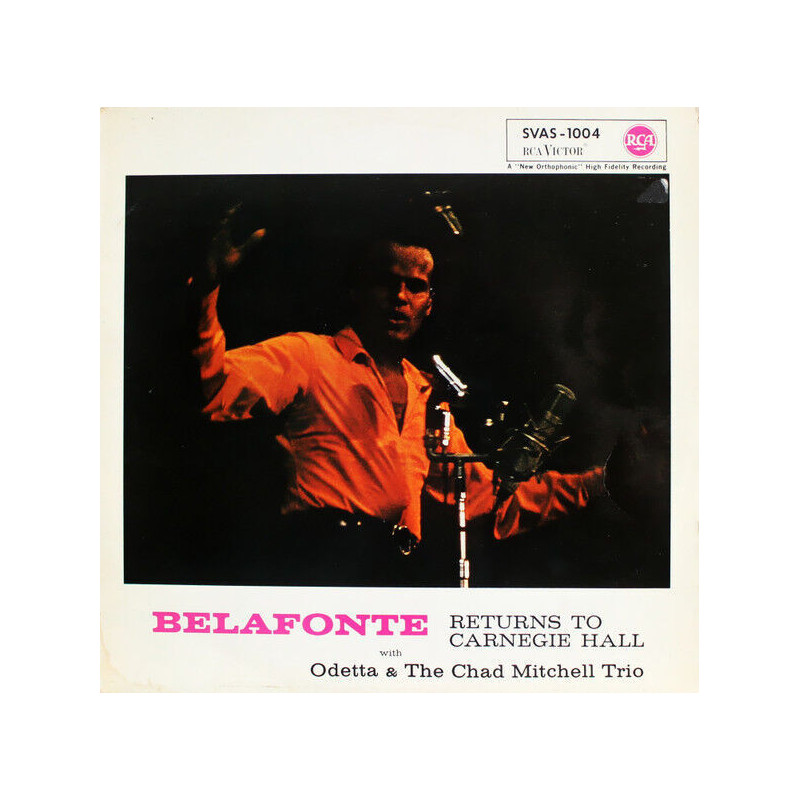 Belafonte Returns To Carnegie Hall