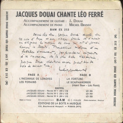 Jacques Douai Chante Léo Ferré I