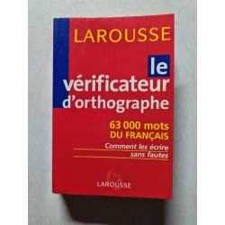 Le vérificateur d'orthographe