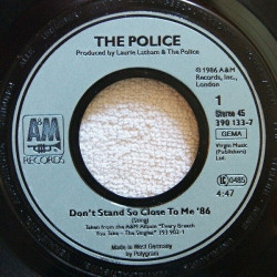 Don't Stand So Close To Me '86