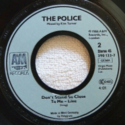 Don't Stand So Close To Me '86