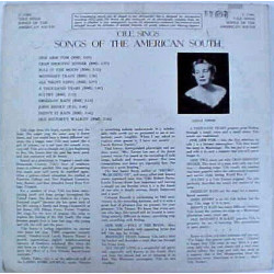 'Cile Turner Sings Songs Of The American South