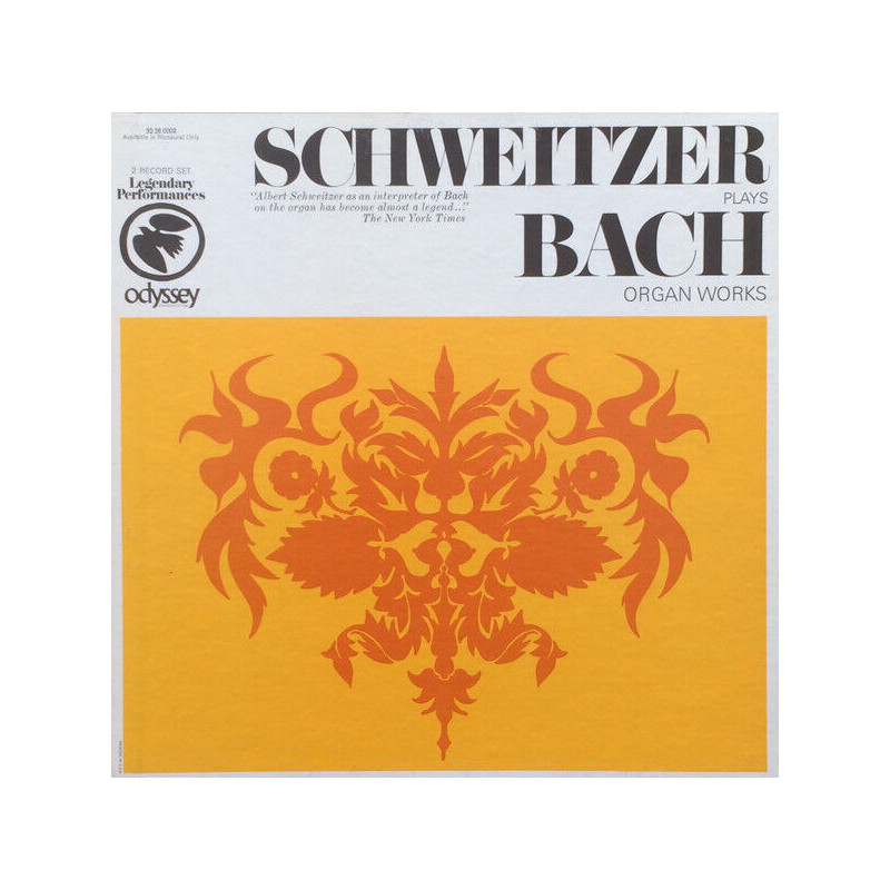Schweitzer Plays Bach Organ Works