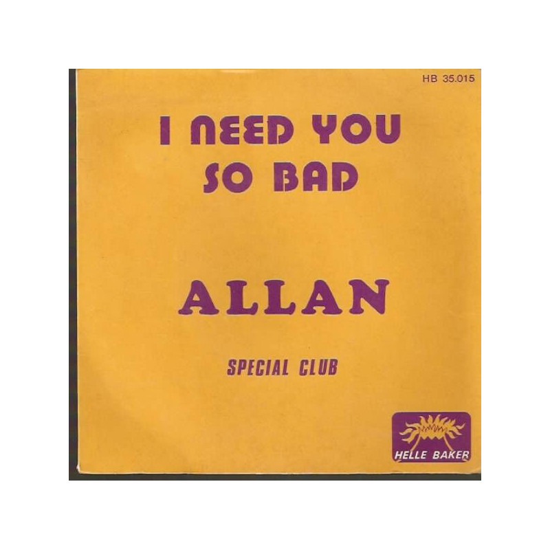 I Need You So Bad
