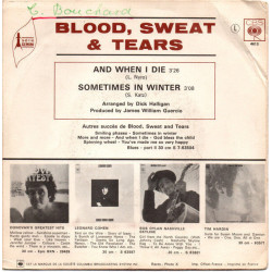 And When I Die / Sometimes In Winter