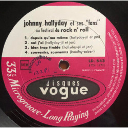 Johnny Hallyday Et Ses "Fans" Au Festival De Rock'N Roll