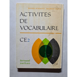 Activités de vocabulaire