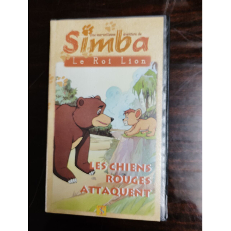 VHS - Simba Le Roi Lion: Les Chiens Rouges Attaquent