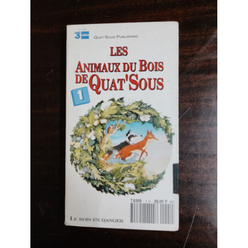 VHS - Les animaux du bois de Quat'Sous Nº1
