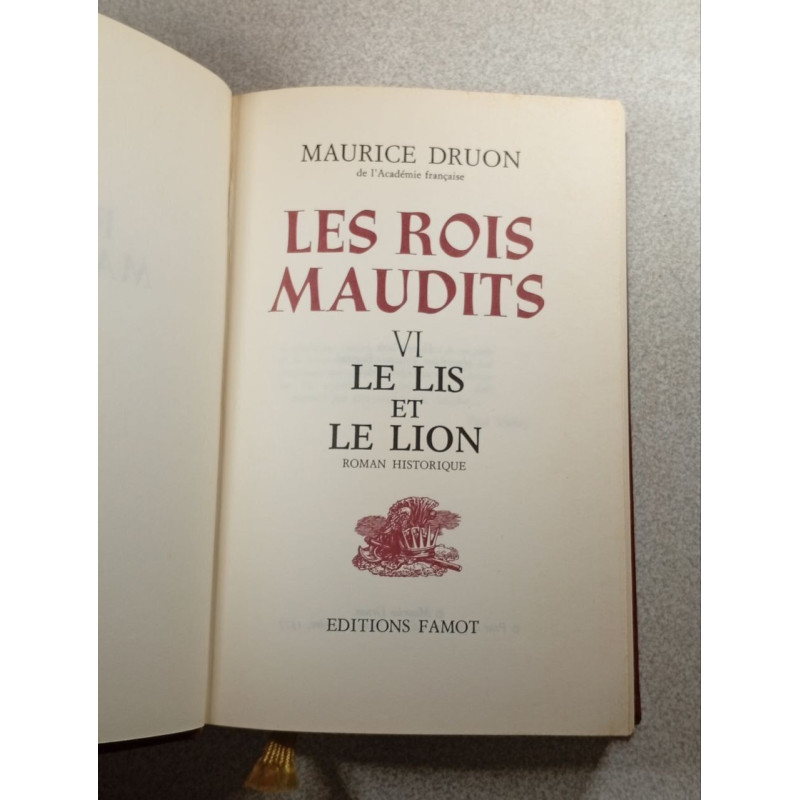 Les Rois Maudits VI Le Lis et le Lion