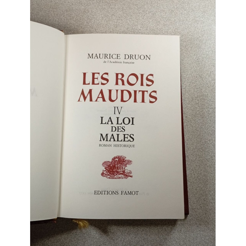 Les Rois Maudits IV La Loi des Mâles