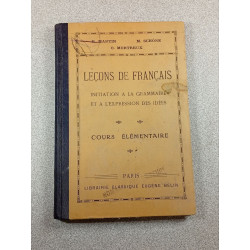 Leçons de français - cours élémentaire