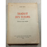 Traduit des fleurs