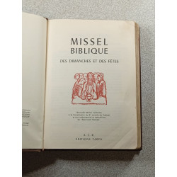 Missel biblique des dimanches et des fêtes