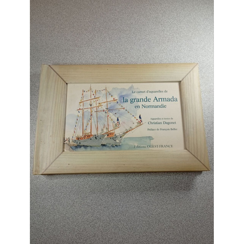 Le carnet d'aquarelles de la grande Armada en Normandie