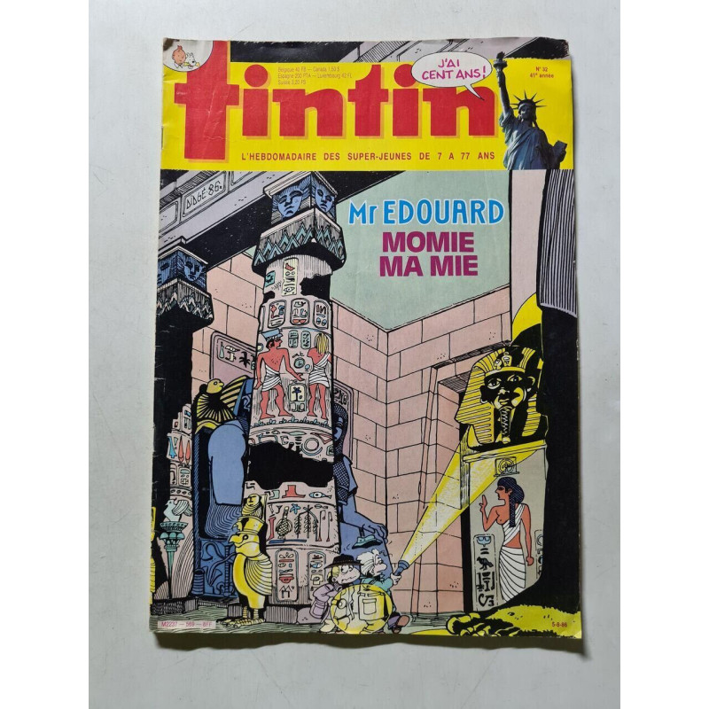 Tintin nº 32 Mr Edouard Momie ma mie