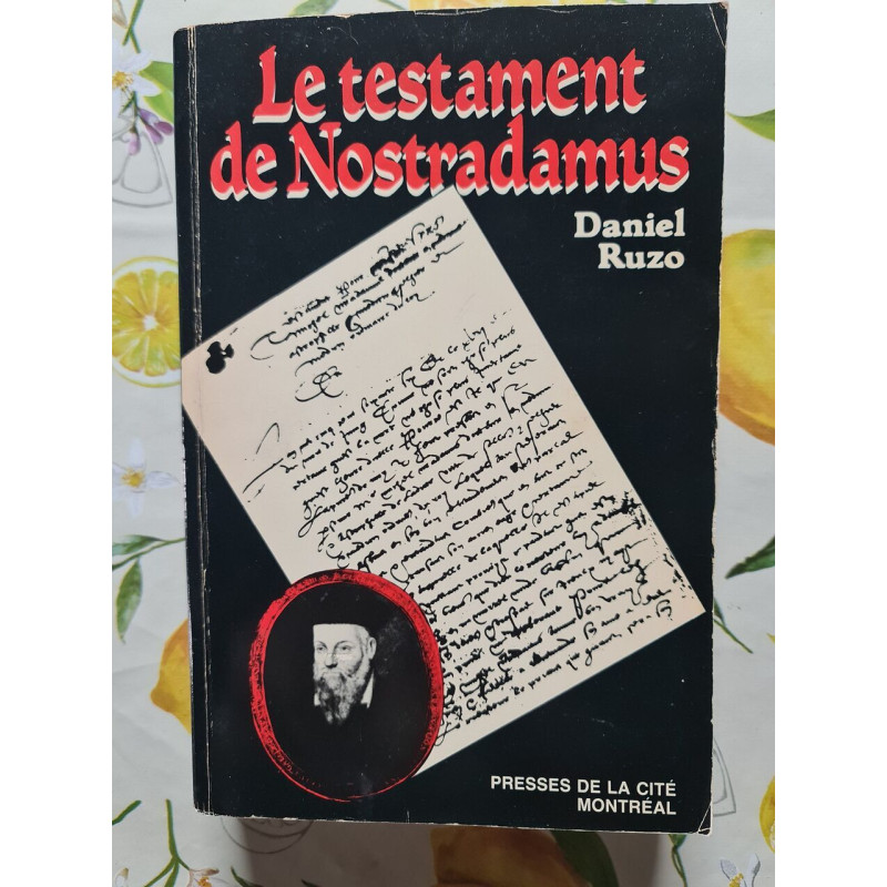 Le testament de Nostradamus
