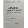 Algèbre et notions d'analyse