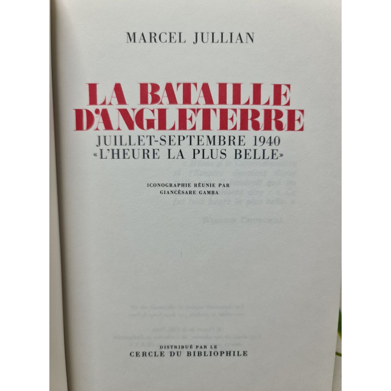 La bataille d'Angleterre