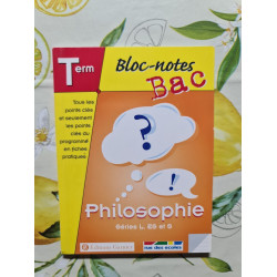 Bloc-notes Bac Philosophie