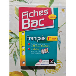 Fiches Bac Français 1re toutes séries