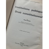Institutions politiques. Droit constitutionnel