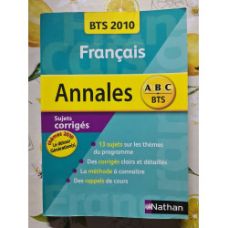 Annales Français BTS 2010