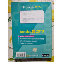 Annales Français BTS 2010