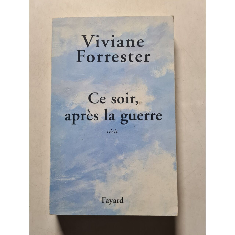 Ce soir après la guerre