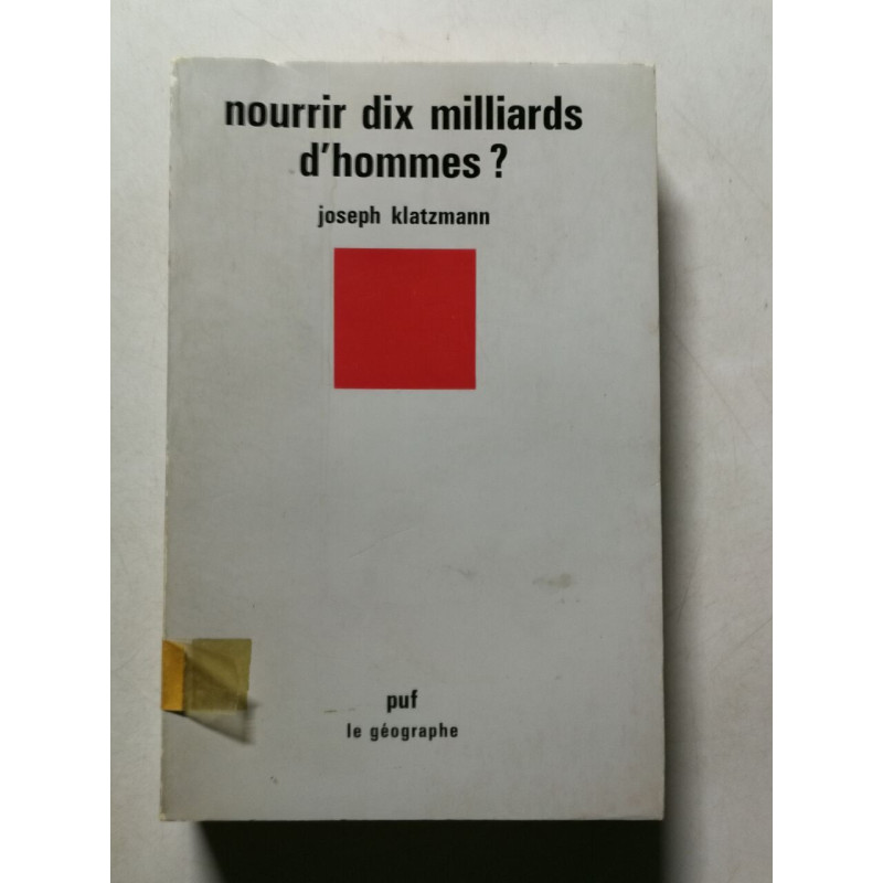 Nourrir dix milliards d'hommes
