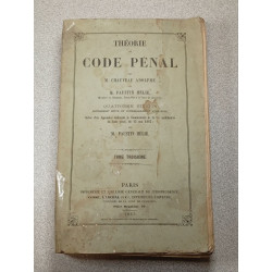 Théorie du code pénal....Tome troisième