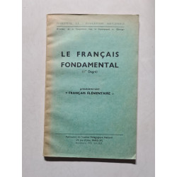 Le français fondamental (1er degré)