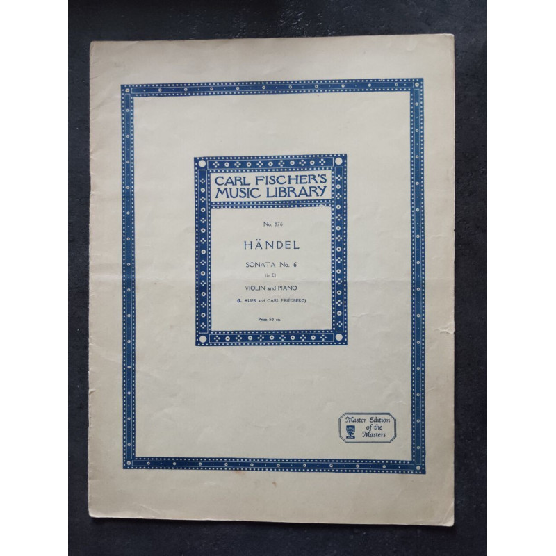 Händel Sonata No. 6