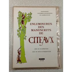 ENLUMINURES des MANUSCRITS de CÎTEAUX - série de 24 diapositives -...