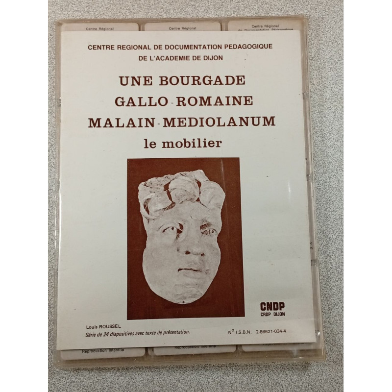 Une bourgade gallo-romaine Malain-Mediolanum : le mobilier