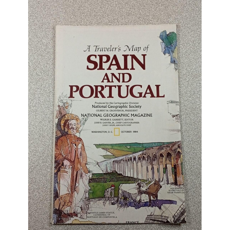 A Traveler's Map of Spain and Portugal